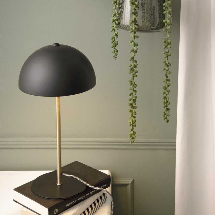 Leitmotiv Bonnet Table Lamp Black Naken Interiors